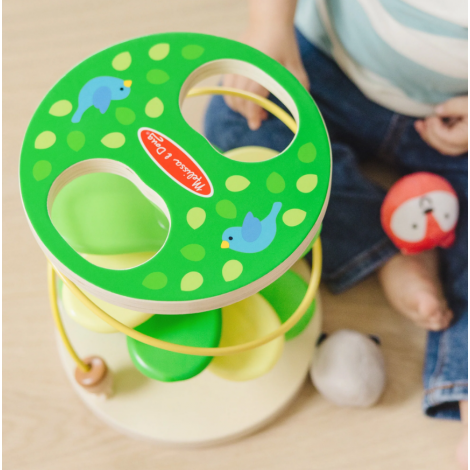 Centru de joaca pentru dezvoltarea motricitatii la bebe si toddler Casuta din copac cu rollercoaster - poza 5