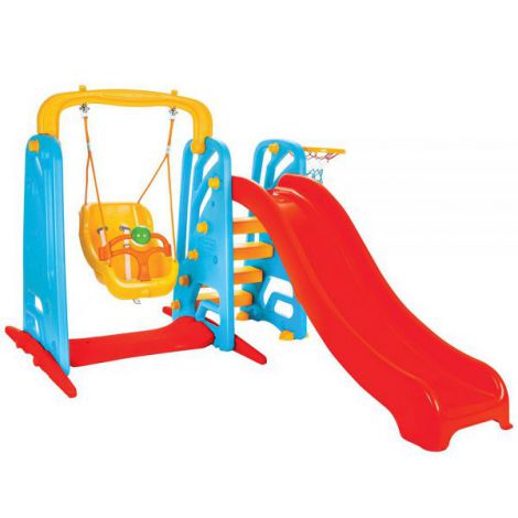 Centru de joaca Pilsan Cute Slide and Swing Set - poza 1
