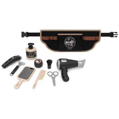 Centura frizer Smoby Barber and Cut negru cu accesorii - poza 2