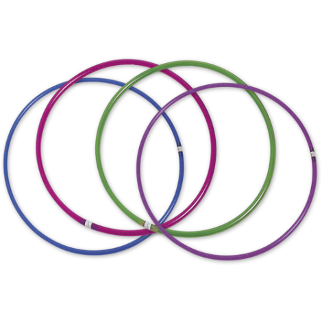 Cerc gimnastica Hula Hop 80 cm Sclipici
