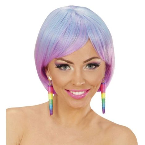 Cercei multicolori neon - poza 2