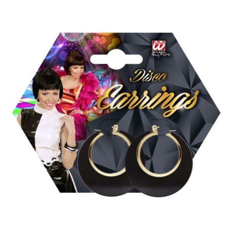 Cercei negri disco - poza 2