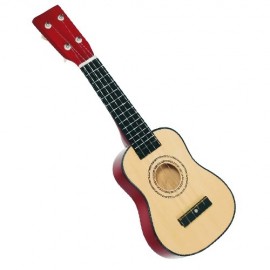 Chitara din lemn cu 4 corzi, pentru copii, 4 ani+, havaiana Ukulele, Goki UC201 - poza 3