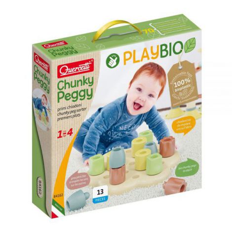 Chunky Peggy Bio, 1-4 ani, Quercetti Q84162 - poza 1