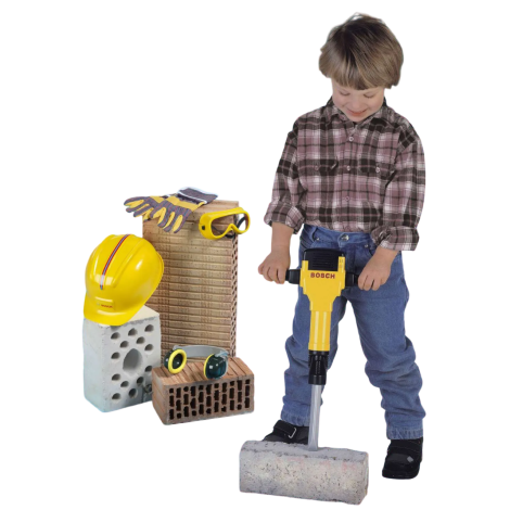 Ciocan pneumatic de jucarie, pickhammer - Bosch, Teo Klein 8405 - poza 3