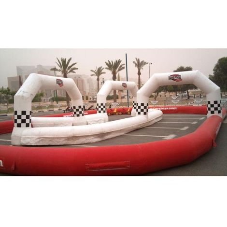 Circuit gonflabil pentru Karturi 17x8m - poza 3
