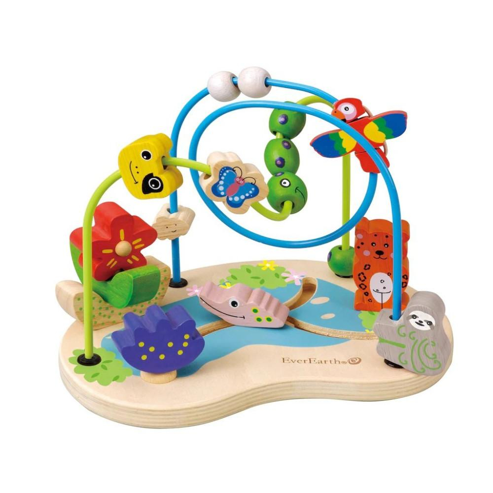 Circuit motricitate lemn Jungla - Montessori 1 an+