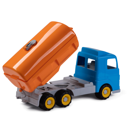 Cisterna de jucarie Millenium pentru transport carburanti, 49 cm, cu accesorii drum in lucru incluse - poza 4