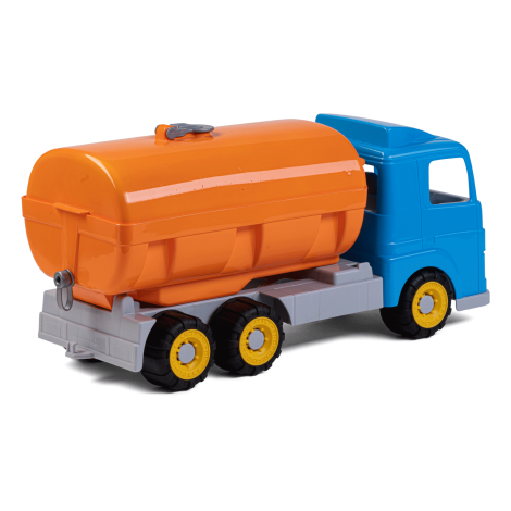 Cisterna de jucarie Millenium pentru transport carburanti, 49 cm, cu accesorii drum in lucru incluse - poza 5