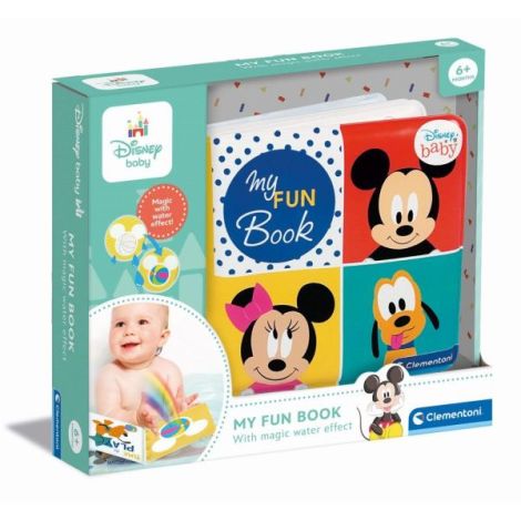Clementoni - Carticica Disney pentru baita care ajuta la dezvoltarea simturilor - poza 1