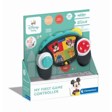 Clementoni - Controler de joc Disney cu lumini si sunete pentru dezvoltarea senzoriala si a abilitatilor motorii fine - poza 1