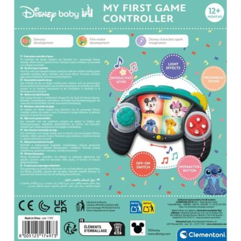 Clementoni - Controler de joc Disney cu lumini si sunete pentru dezvoltarea senzoriala si a abilitatilor motorii fine - poza 5