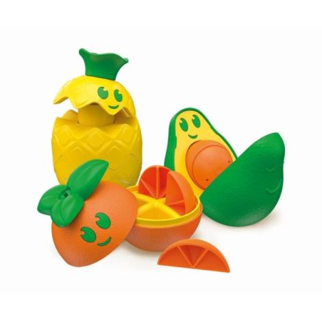 Clementoni - Joc educativ de logica fructe colorate din plastic reciclat - poza 2
