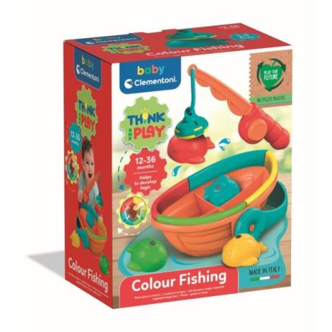 Clementoni - Joc educativ de logica pestisori colorati din plastic reciclat - poza 1