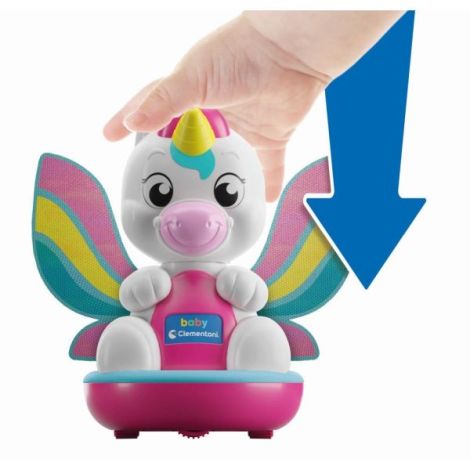 Clementoni - Jucarie apasa si se invarte diverse modele unicorn si dragon - poza 3