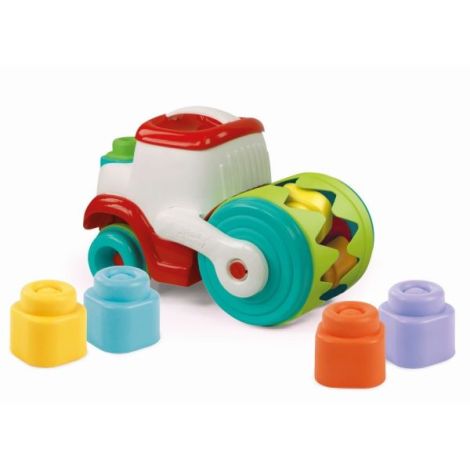 Clementoni - Jucarie educationala Soft Clemmy compactor de cuburi pentru dezvoltarea senzoriala si motorie a copiilor - poza 4
