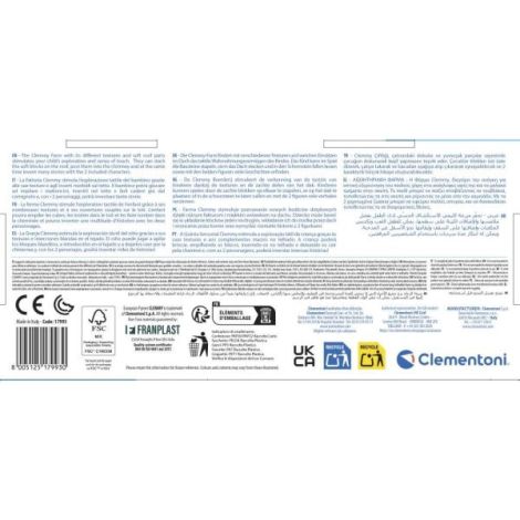 Clementoni - Jucarie educationala Soft Clemmy ferma senzoriala pentru dezvoltarea senzoriala si motorie a copiilor - poza 5