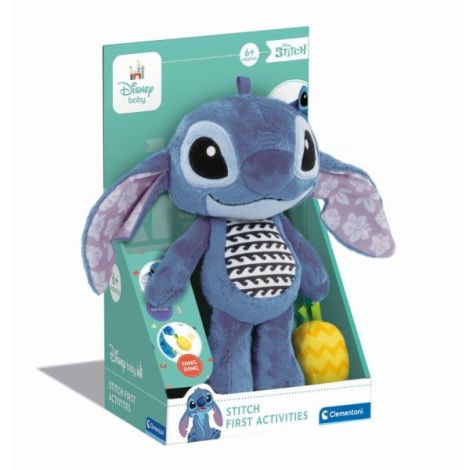 Clementoni - Plus Disney Stitch pentru dezvoltarea senzoriala ce se poate agata la carut sau patut - poza 1