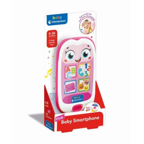 Clementoni - Smartphone roz interactiv cu multe efecte de sunet - poza 1