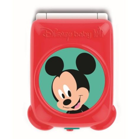 Clementoni - Telefon flip Mickey Mouse care dezvolta abilitatile motorii fine si simtul tactil - poza 3