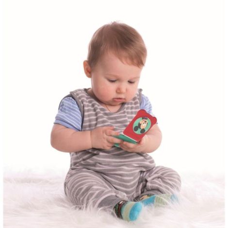 Clementoni - Telefon flip Mickey Mouse care dezvolta abilitatile motorii fine si simtul tactil - poza 4