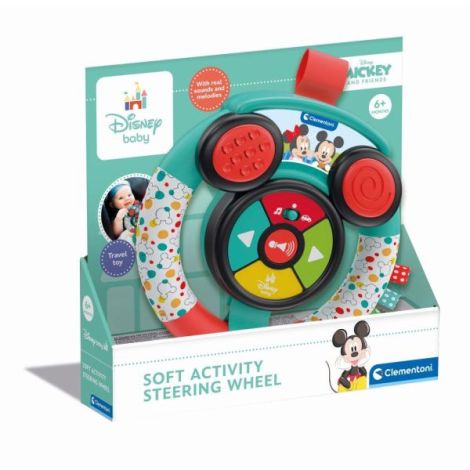 Clementoni - Volan interactiv Mickey si Minnie cu lumini si sunete ce ajuta la dezvoltarea cognitiva - poza 1