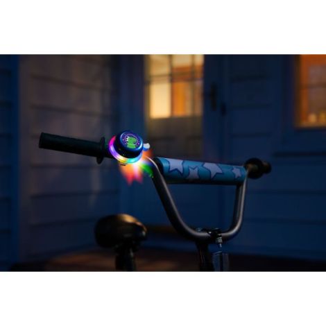Clopotel cu lumini LED multicolore pentru bicicleta, albastru - poza 4