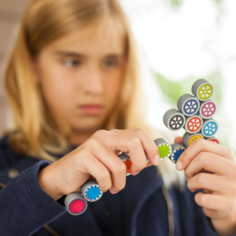 Coggy - Puzzle magnetic educativ cu 16 piese metalice - poza 5