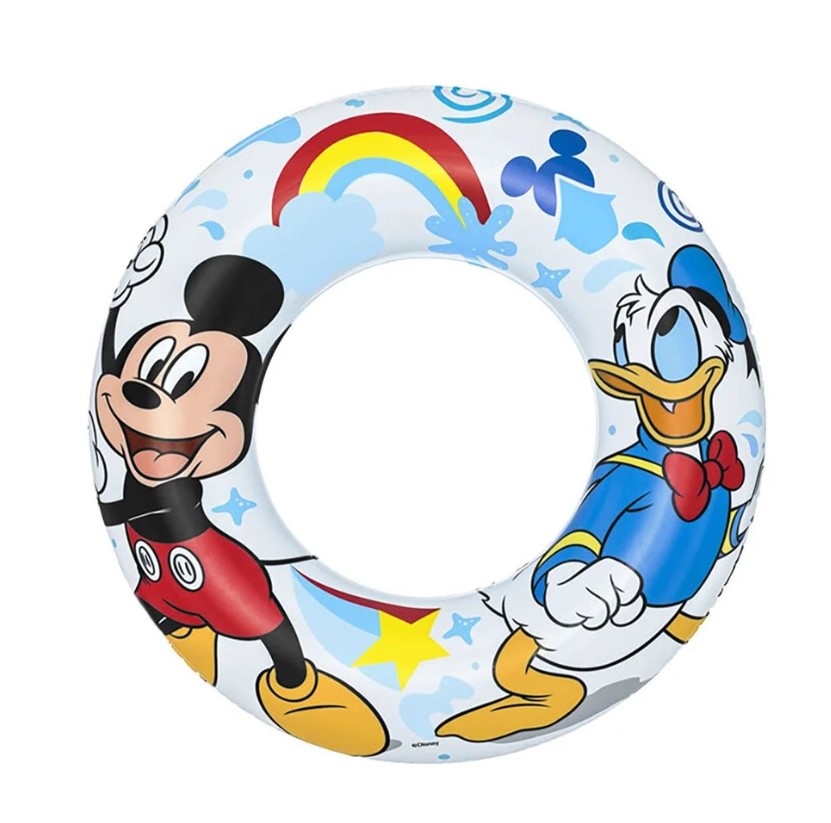 Colac de inot pentru copii 56 cm Bestway Mickey Mouse - poza 1