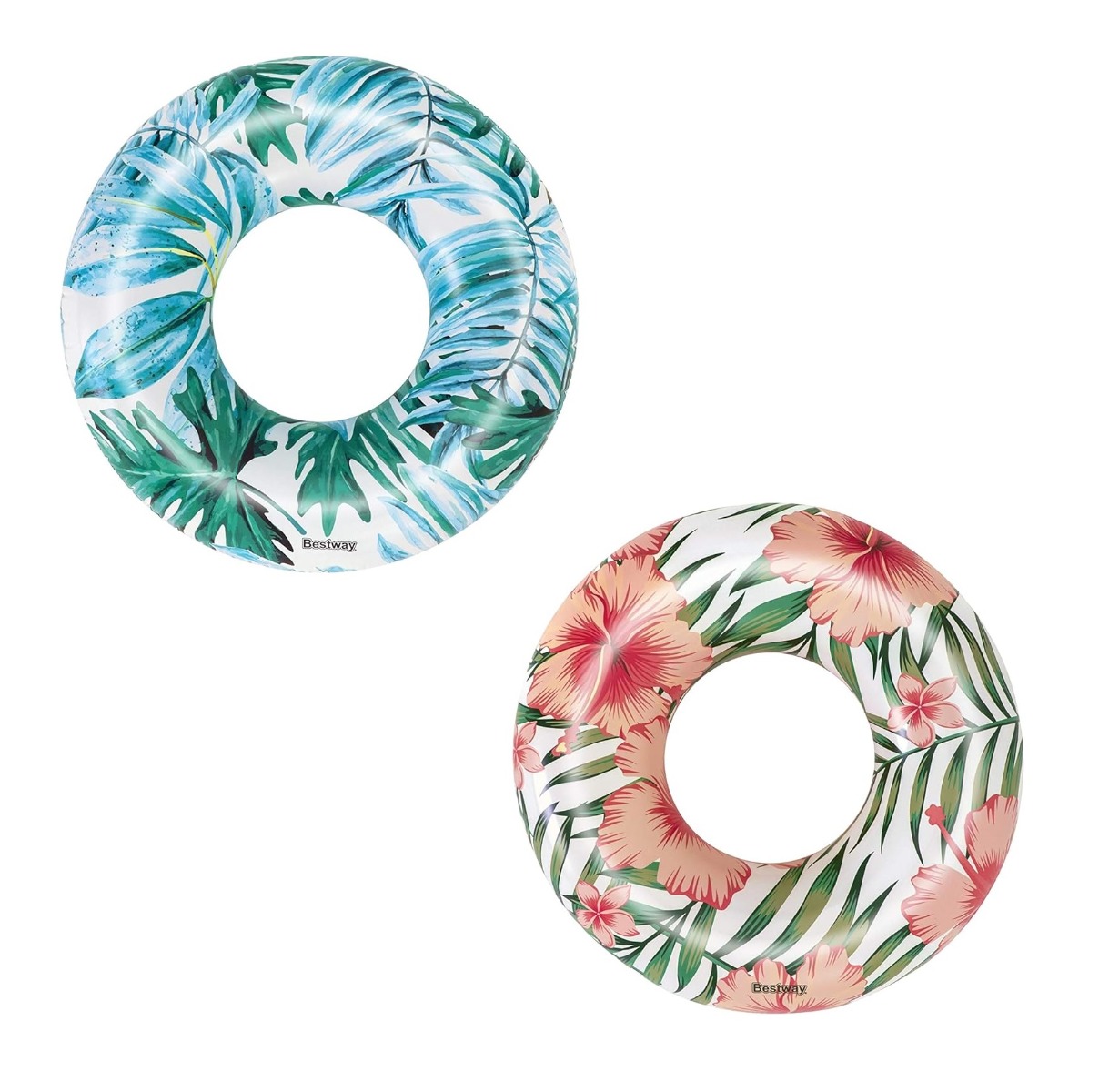 Colac gonflabil de inot Bestway 119 cm Palmieri Tropicali 36237 - poza 3