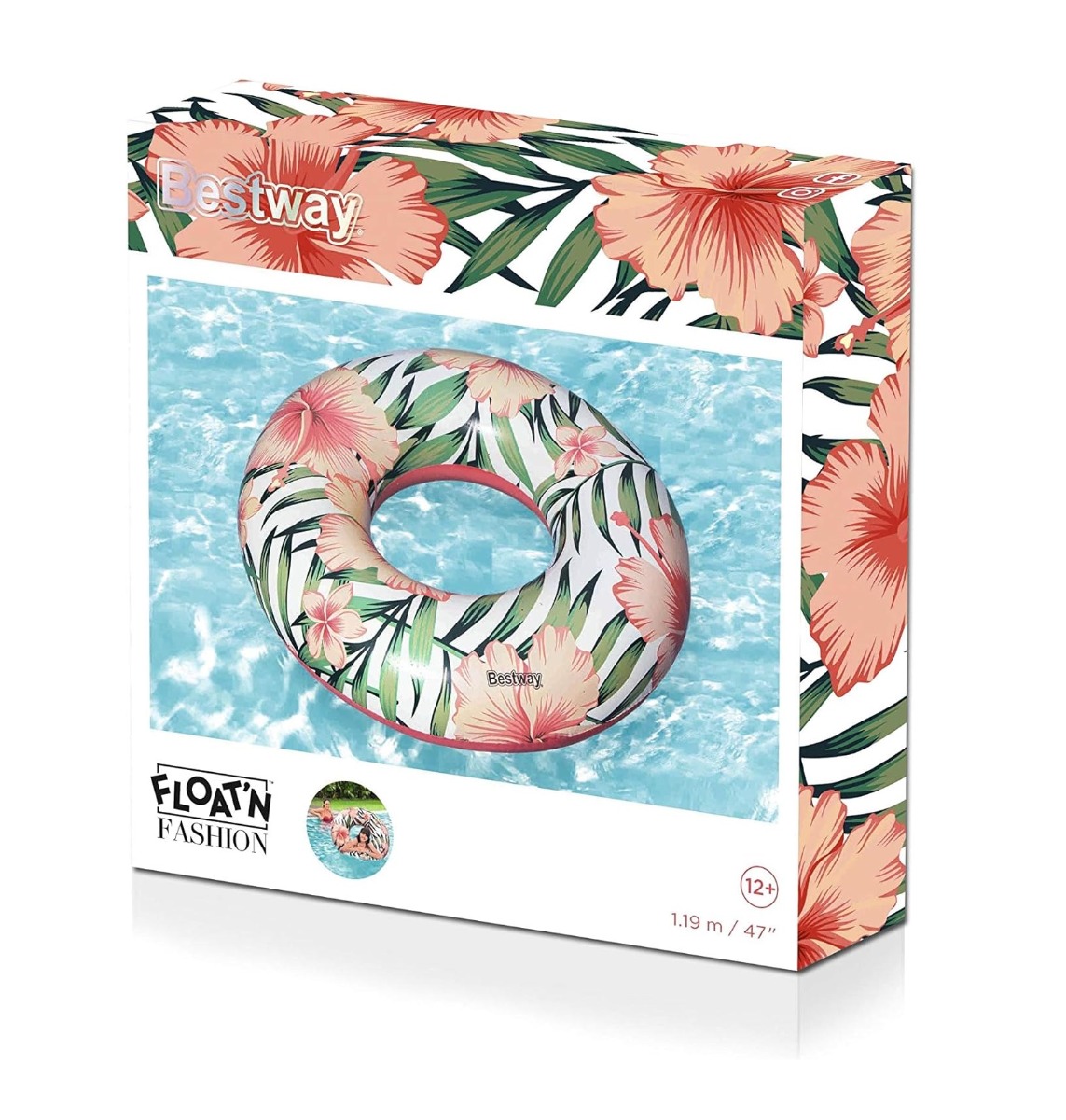 Colac gonflabil de inot Bestway 119 cm Palmieri Tropicali 36237 - poza 4
