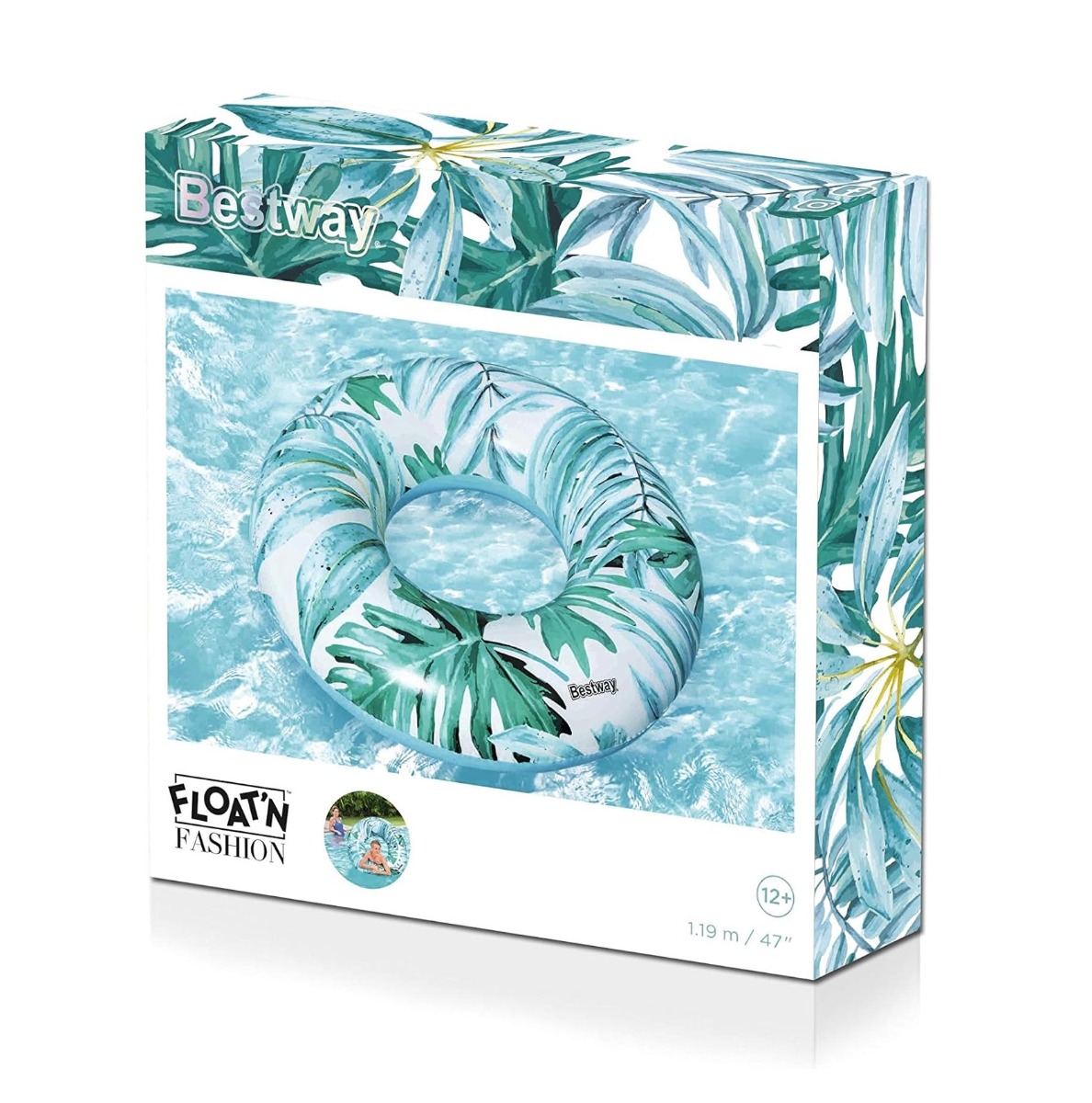 Colac gonflabil de inot Bestway 119 cm Palmieri Tropicali 36237 - poza 5
