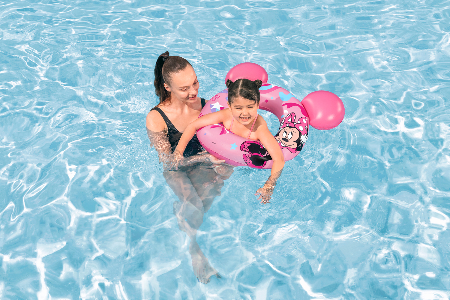 Colac gonflabil de inot Bestway Disney Minnie Mouse 74 cm 9102 N - poza 3