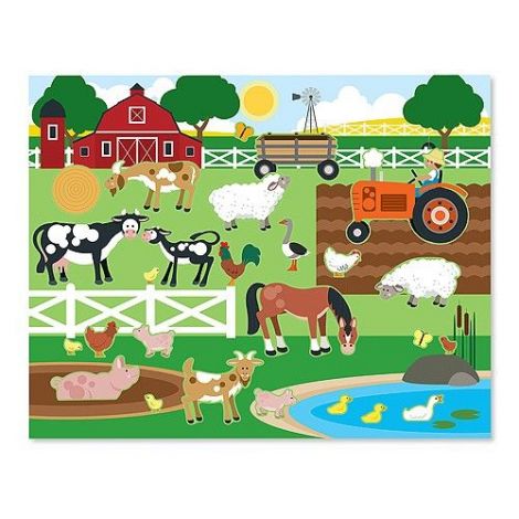Colectia de abtibilduri reutilizabile Habitate Melissa and Doug - poza 2