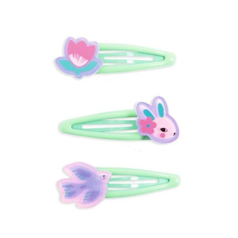 Colectia Plume - 3 agrafe de par Eglantine, Djeco