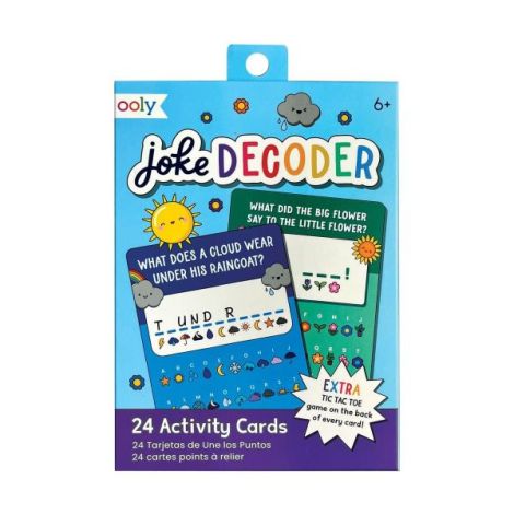 Colectie 24 de carduri cu jocuri si activitati - Decodor de glume - poza 1