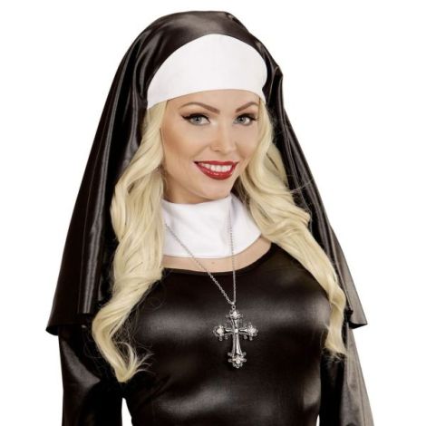 Colier cruce neagra - poza 4