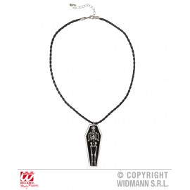 Colier Halloween Cavou Schelet - poza 2