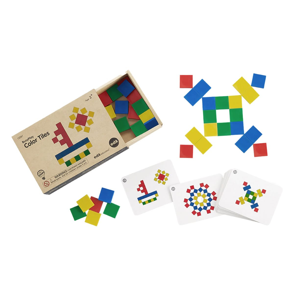 Color Tiles, set educativ cu carduri de activitati