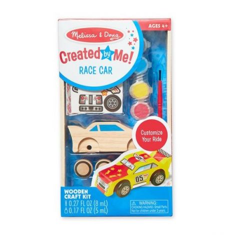 Coloreaza-ti masinuta de curse din lemn Melissa and Doug - poza 1