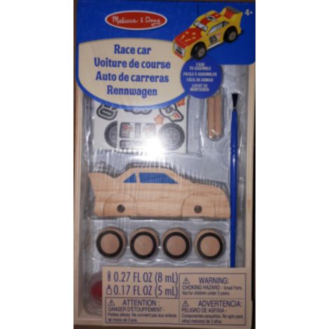 Coloreaza-ti masinuta de curse din lemn Melissa and Doug - poza 4