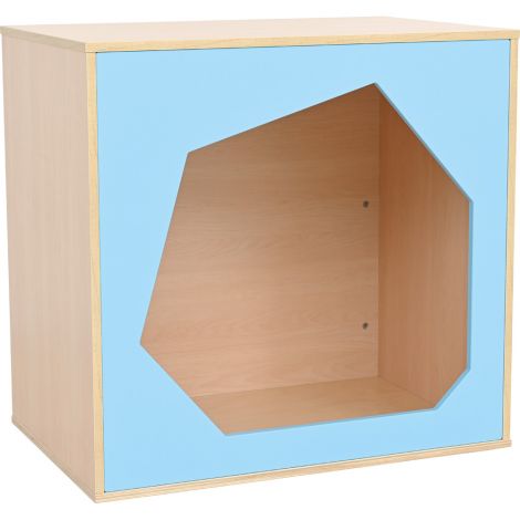 Colt de joaca de interior colectia Quadro, casuta bleu, gradinita si scoala - poza 1