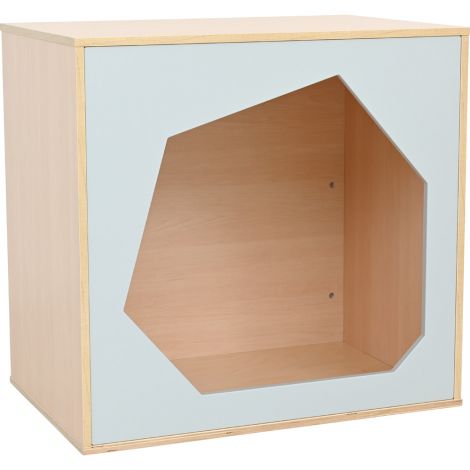 Colt de joaca de interior colectia Quadro, casuta gri, gradinita si scoala - poza 1