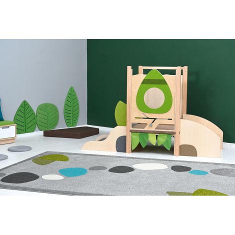 Colt de joaca de interior din lemn colectia Flora mini, gradinita - poza 5