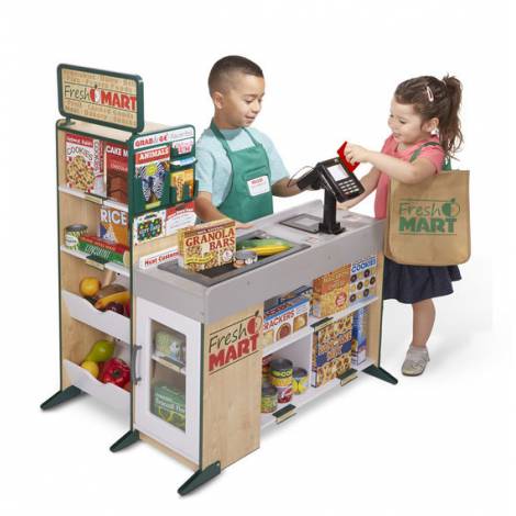 Colt de joaca din lemn Supermarket Melissa and Doug - poza 3