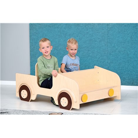 Colt de joaca Masinuta cu volan si claxon, 77x110x49 cm, pentru gradinita - poza 2