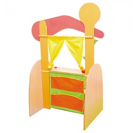 Colt de joaca multifunctional - Teatru de papusi, magazin sau biblioteca - poza 2
