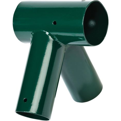 Coltar verde pentru leagane, metalic, dreapta, 100x80, pentru lemn rotund - poza 5