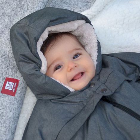 Combinezon Red Castle T-zip 0-6 luni Grey - poza 3