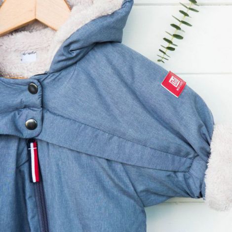 Combinezon Red Castle T-zip 6-12 luni Bleu China - poza 3